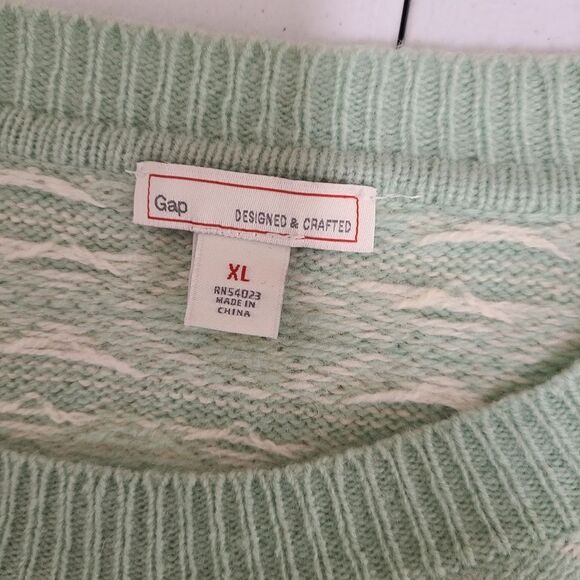 Vintage GAP green Wool Blend Sweater size XL - Picture 5 of 8